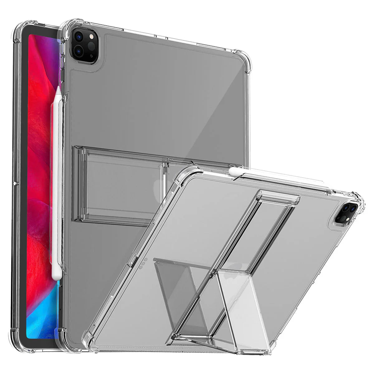 Araree Flexield Sp Case With Pencil Holder For Apple iPad Pro 12.9 (2021) - Clear - Tashqila Araree Flexield Sp Case With Pencil Holder For Apple iPad Pro 12.9 (2021) - Clear - Tashqila